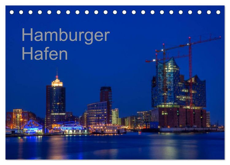Produktbild: Hafen Hamburg (Tischkalender 2026 DIN A5 quer), CALVENDO Monatskalender