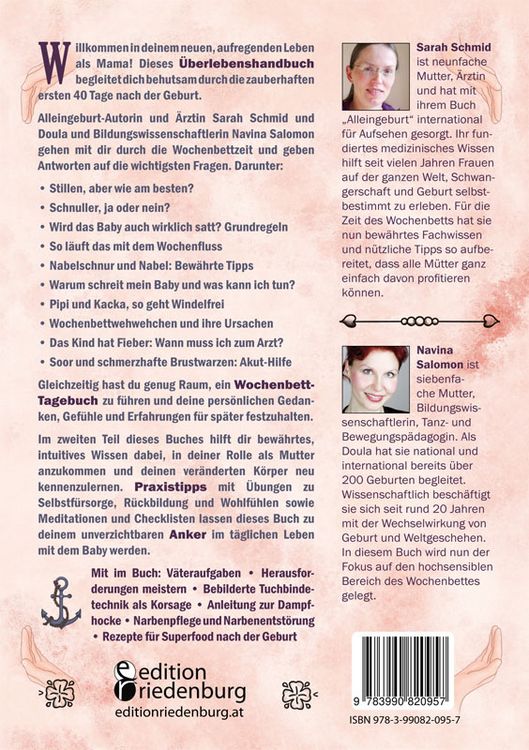 Produktbild: Wochenbett - &Uuml;berlebenshandbuch, Tagebuch und Anker f&uuml;r die ersten Wochen nach der Geburt