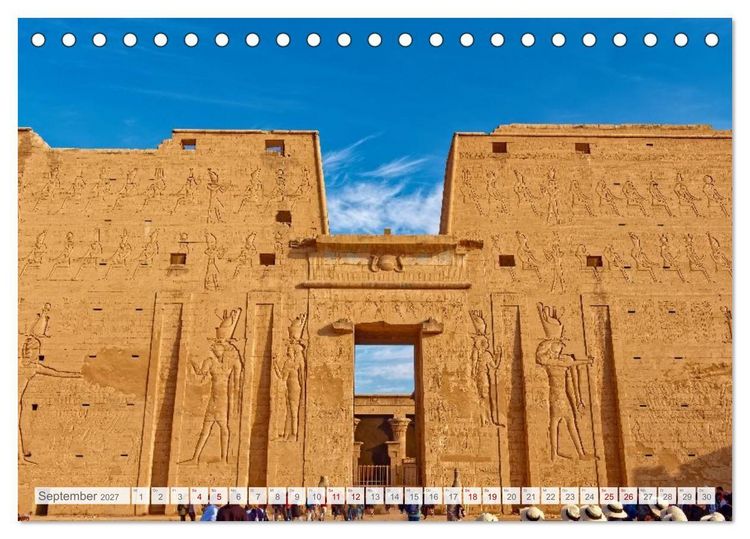 Produktbild: Das Erbe des Nils - Eine Reise zur Wiege der Menschheit (Tischkalender 2027 DIN A5 quer), CALVENDO Monatskalender