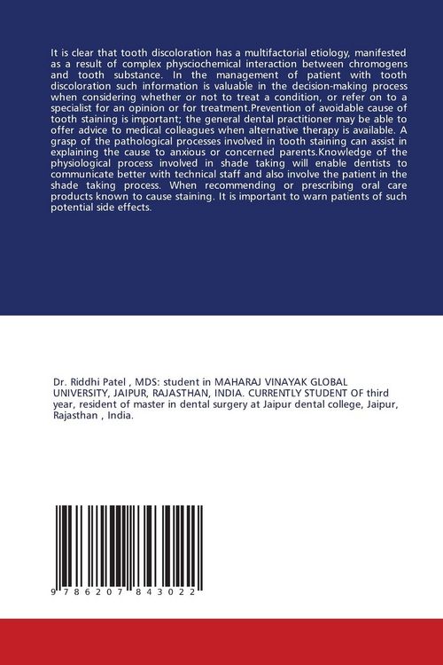 Produktbild: Discoloration Management Of Teeth