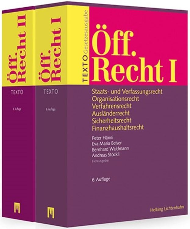 Produktbild: TEXTO Öff. Recht I + II