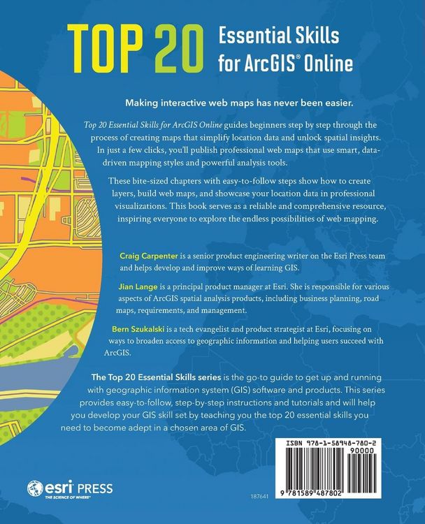 Produktbild: Top 20 Essential Skills for ArcGIS Online