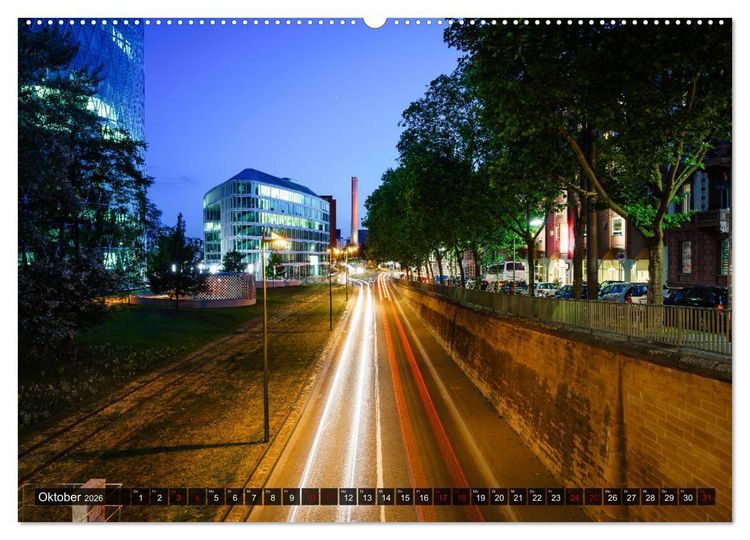 Produktbild: Main Frankfurt (hochwertiger Premium Wandkalender 2026 DIN A2 quer), Kunstdruck in Hochglanz