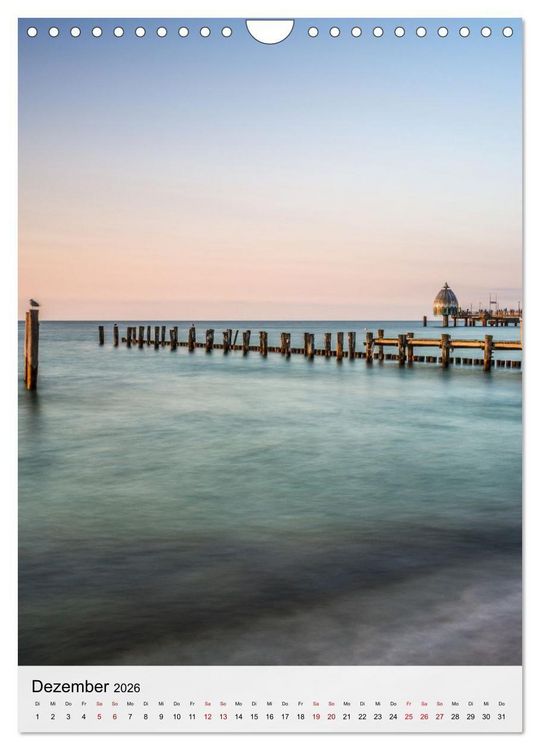 Produktbild: Fischland-Dar&szlig;-Zingst - Im Licht des Nordens (Wandkalender 2026 DIN A4 hoch), CALVENDO Monatskalender