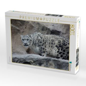 Produktbild: CALVENDO Puzzle Der Schneeleopard | 1000 Teile Lege-Gr&ouml;&szlig;e 64x48cm Foto-Puzzle f&uuml;r gl&uuml;ckliche Stunden