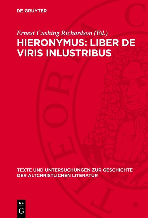 Produktbild: Hieronymus: Liber de viris inlustribus