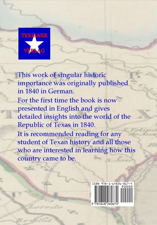 Produktbild: TEXAS 1840 - Origin and Current State of the New, Independent State of Texas