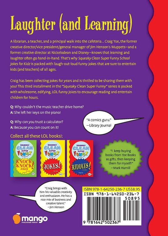 Produktbild: Squeaky Clean Super Funny School Jokes for Kidz