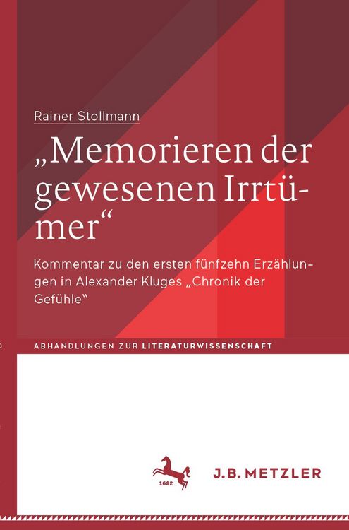 Produktbild: &bdquo;Memorieren der gewesenen Irrt&uuml;mer&ldquo;