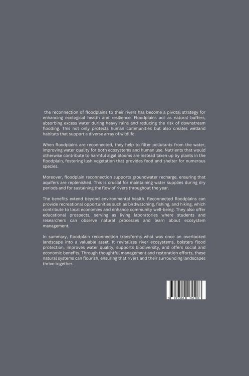 Produktbild: From Buffer to Boon: How Floodplain Reconnection Benefits Rivers and Beyond