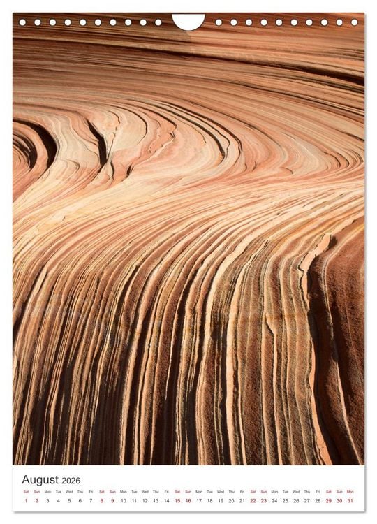 Produktbild: Paria Canyon The Wave (Wall Calendar 2026 DIN A4 portrait), CALVENDO 12 Month Wall Calendar