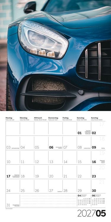 Produktbild: Die Farbe Blau Kalender 2027 - 30x30 - Art12