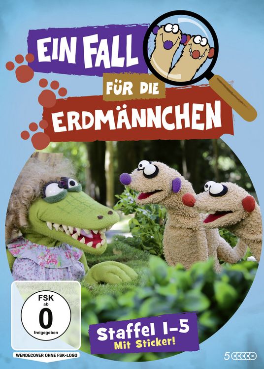Produktbild: Ein Fall f&uuml;r die Erdm&auml;nnchen - Staffel 1-5 [5 DVDs]