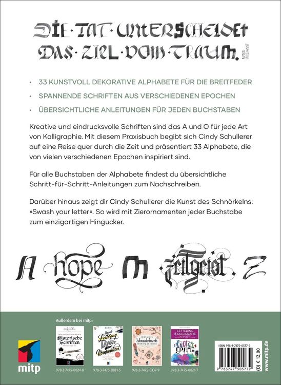 Praxisbuch Kalligraphie Alphabete