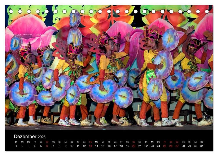 Produktbild: Philippinen - Natur und Fiesta (Tischkalender 2026 DIN A5 quer), CALVENDO Monatskalender