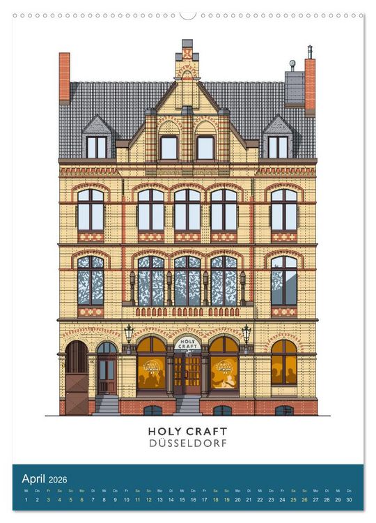 Produktbild: PROST! Bars und Kneipen in der D&uuml;sseldorfer Altstadt (hochwertiger Premium Wandkalender 2026 DIN A2 hoch), Kunstdruck in Hochglanz