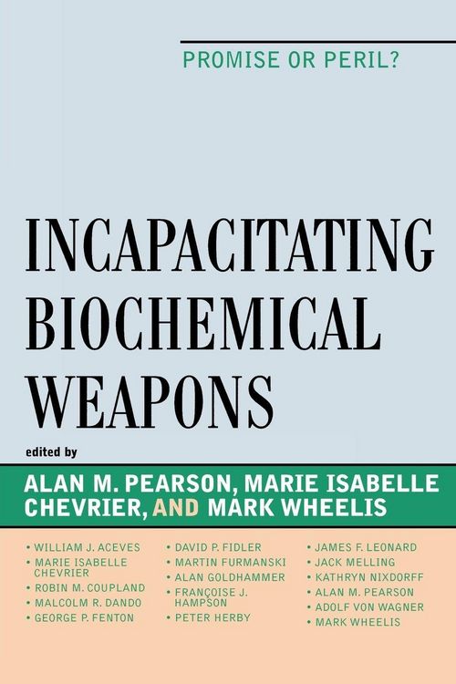 Produktbild: Incapacitating Biochemical Weapons