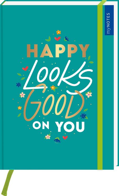 Produktbild: Mynotes Papeterie: Notizbuch A5 Happy Looks Good On You &ndash; Color-Pop