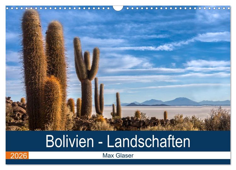 Produktbild: Bolivien - Einzigartige Landschaft (Wandkalender 2026 DIN A3 quer), CALVENDO Monatskalender