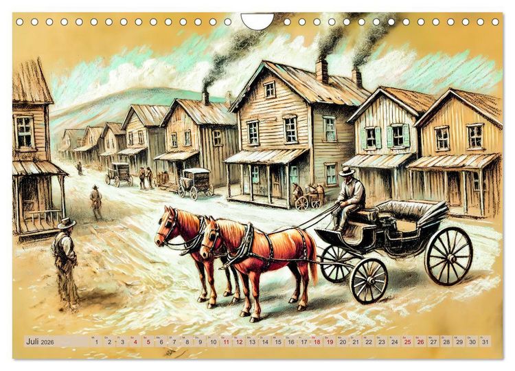 Produktbild: Auf den Spuren des Goldes - Vom Goldrausch am Yukon River (Wandkalender 2026 DIN A4 quer), CALVENDO Monatskalender