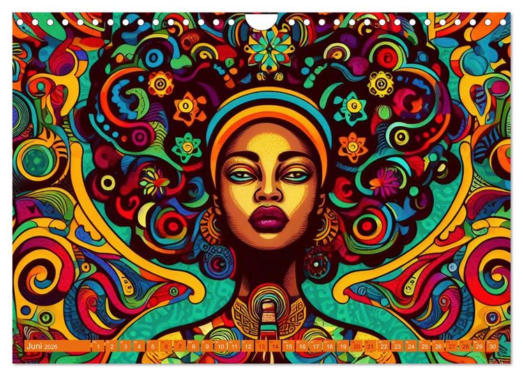 Produktbild: Psychodelic Art (Wandkalender 2026 DIN A4 quer), CALVENDO Monatskalender