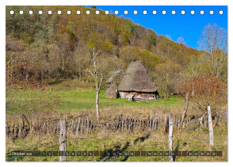 Produktbild: TransApuseni - Sch&ouml;nste Panoramastra&szlig;e in Siebenb&uuml;rgen (Tischkalender 2026 DIN A5 quer), CALVENDO Monatskalender