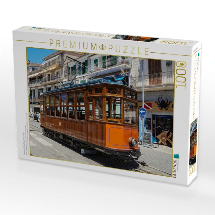 Produktbild: CALVENDO Puzzle Historische Stra&szlig;enbahn in Soller | 1000 Teile Lege-Gr&ouml;&szlig;e 64x48cm Foto-Puzzle f&uuml;r gl&uuml;ckliche Stunden