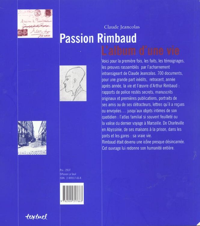 Produktbild: Passion rimbaud album une vie