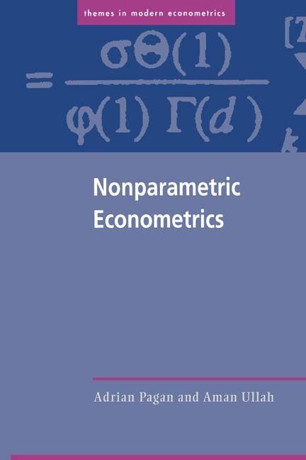 Produktbild: Nonparametric Econometrics