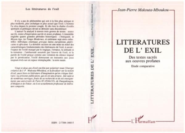 Produktbild: Litt&eacute;rature de l'exil