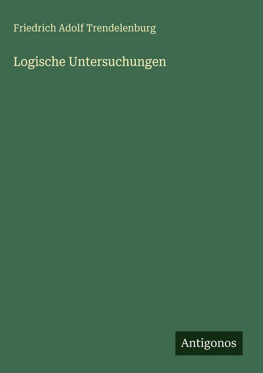 Produktbild: Logische Untersuchungen