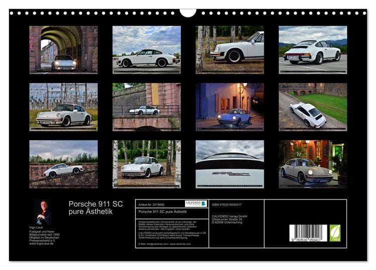 Produktbild: Porsche 911 SC pure &Auml;sthetik (Wandkalender 2026 DIN A3 quer), CALVENDO Monatskalender