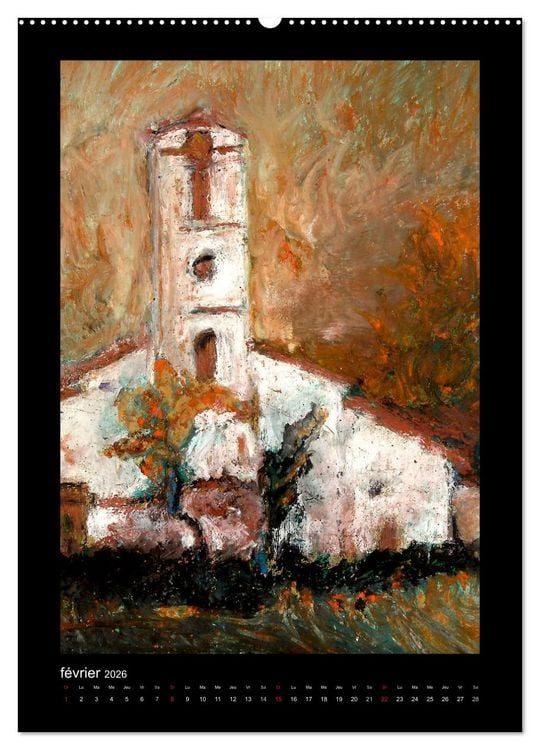 Produktbild: Les Paysages de Topaze (Calendrier mural 2026 DIN A2 horizontal) calendrier de bureau