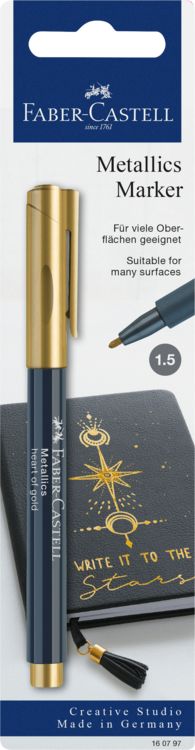 Produktbild: Faber-Castell Metallics Marker BK Farbe 250