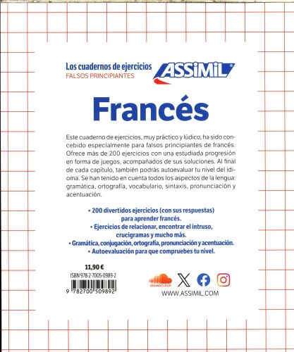 Produktbild: French Workbook for Spanish Speakers