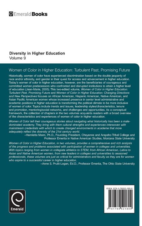 Produktbild: Women of Color in Higher Education