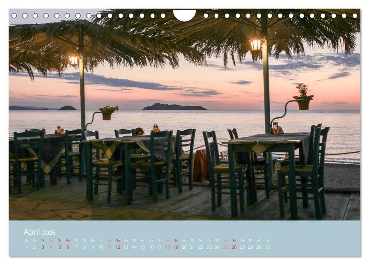 Produktbild: Lesbos - Inselimpressionen (Wandkalender 2026 DIN A4 quer), CALVENDO Monatskalender