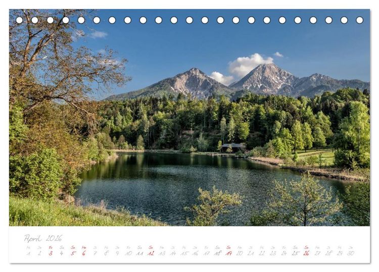 Produktbild: Im S&uuml;den von &Ouml;sterreich (Tischkalender 2026 DIN A5 quer), CALVENDO Monatskalender