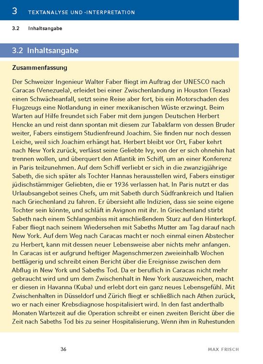 Produktbild: Homo faber von Max Frisch - Textanalyse und Interpretation