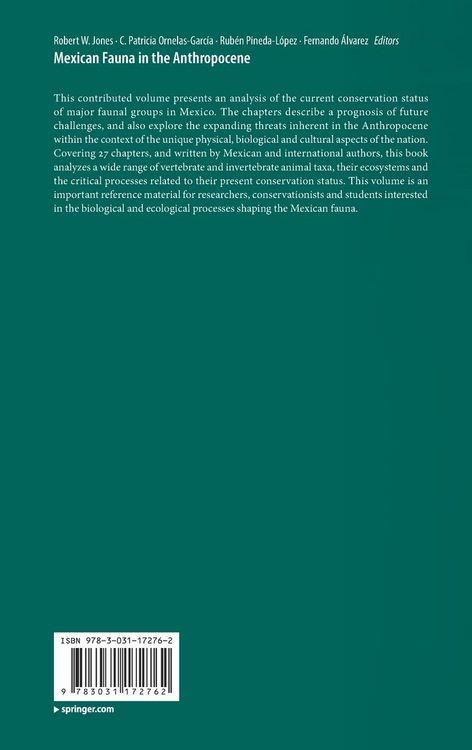 Produktbild: Mexican Fauna in the Anthropocene