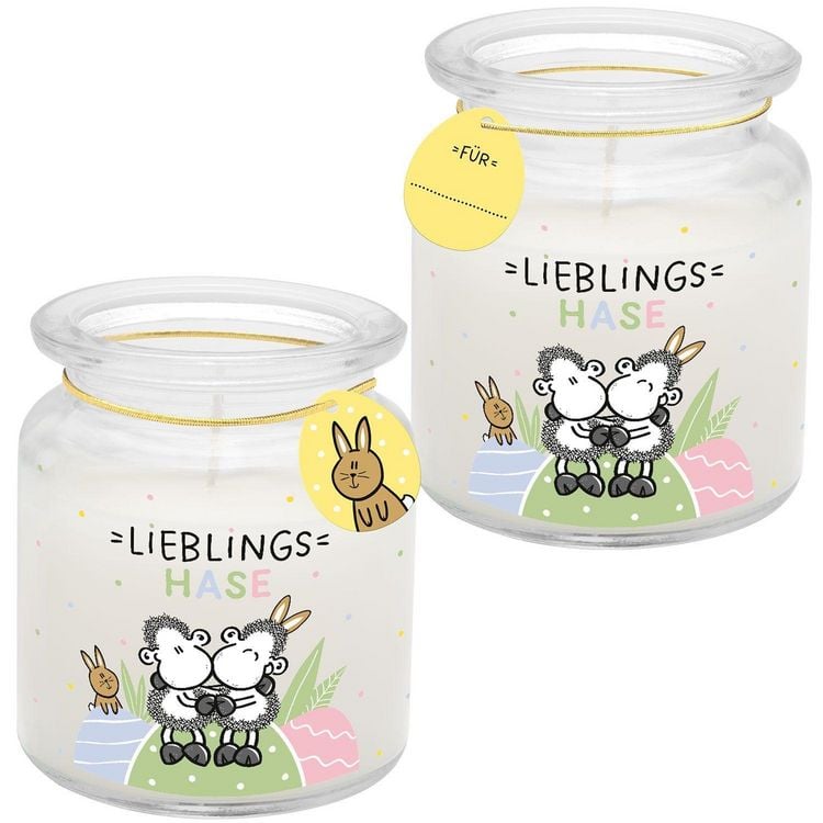 Produktbild: Kerze im Glas Lieblingshase