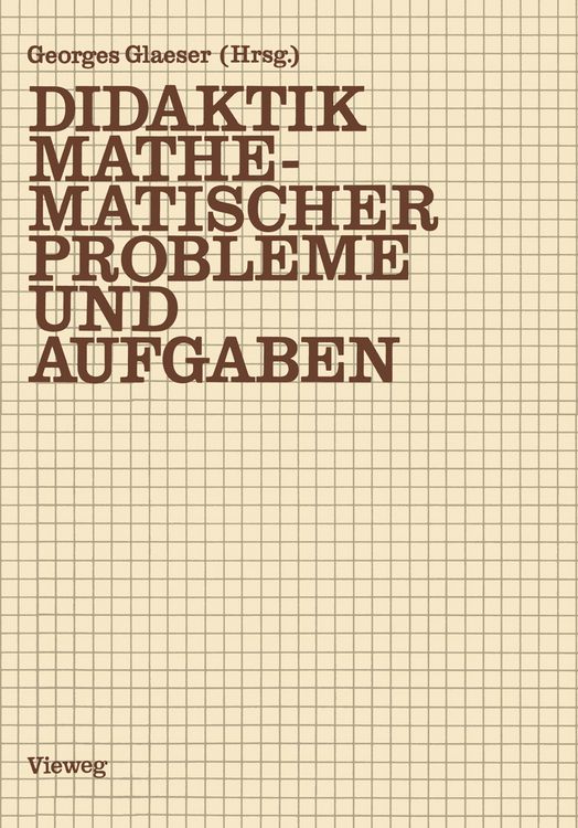 Produktbild: Didaktik mathematischer Probleme und Aufgaben