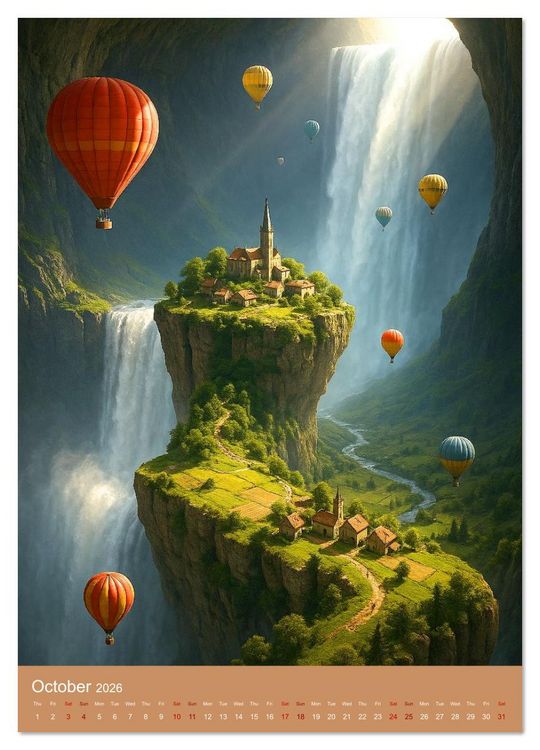 Produktbild: Drifting Reality (Wall Calendar 2026 DIN A3 portrait), CALVENDO 12 Month Wall Calendar