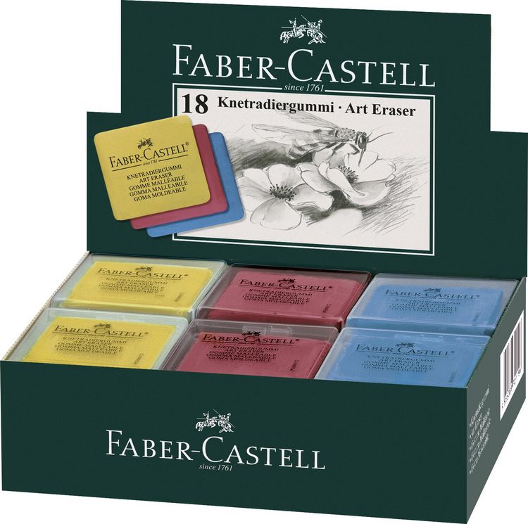 Produktbild: Knetgummi ART ERASER gelb rot blau