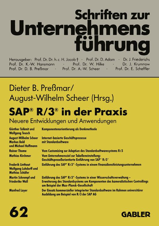 Produktbild: SAP&reg; R/3&reg; in der Praxis