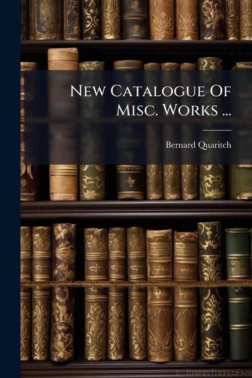 Produktbild: New Catalogue Of Misc. Works ...