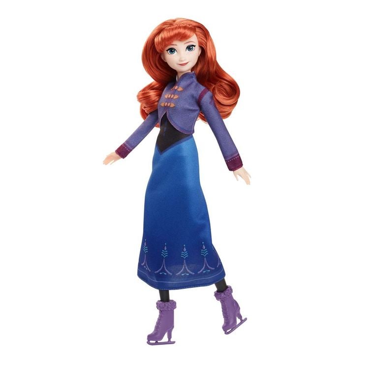 Produktbild: Disney Die Eiskönigin Eisläuferin Anna, Modepuppe mit Schlittschuhen und Schuhen, inspiriert von Die Eiskönigin: Winterfest“