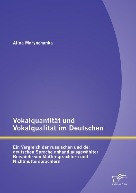 Produktbild: Vokalquantit&auml;t und Vokalqualit&auml;t im Deutschen: Ein Vergleich der russischen und