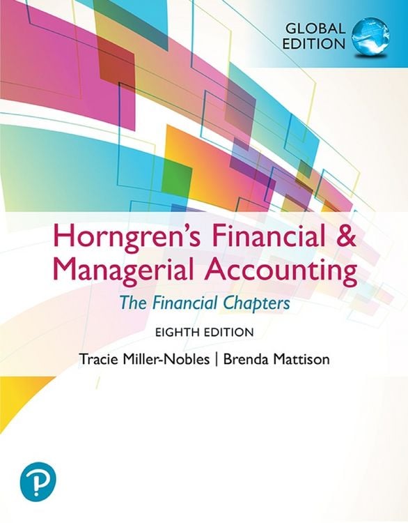 Produktbild: Horngren's Financial & Managerial Accounting, The Financial Chapters, Global Edition