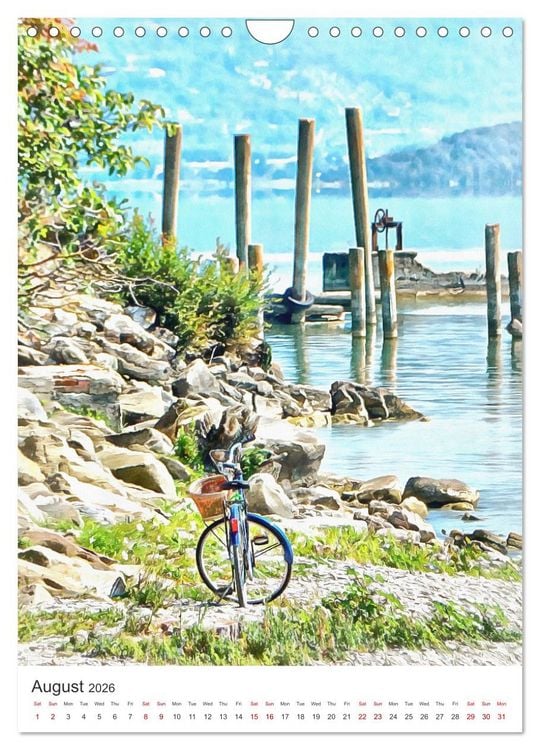 Produktbild: A Year Of Bicycles (Wall Calendar 2026 DIN A4 portrait), CALVENDO 12 Month Wall Calendar